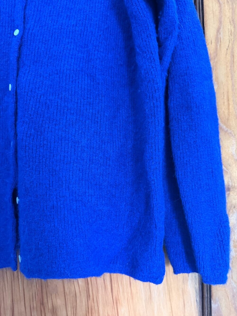 Sézane Gaspard Cardigan Royal Blue. Size Medium. - Picture 4 of 10